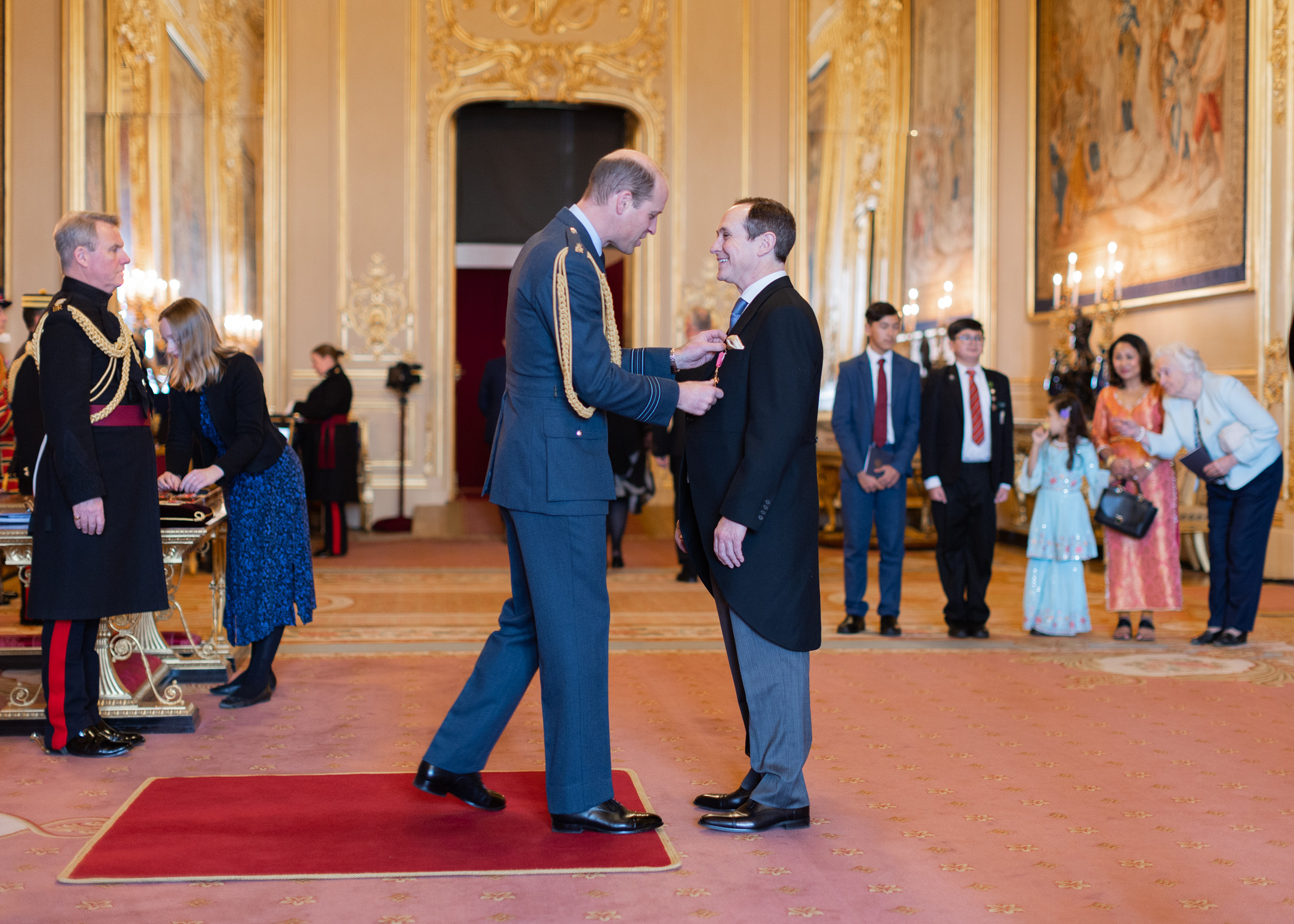 Chairman receives OBE for work in Nepal